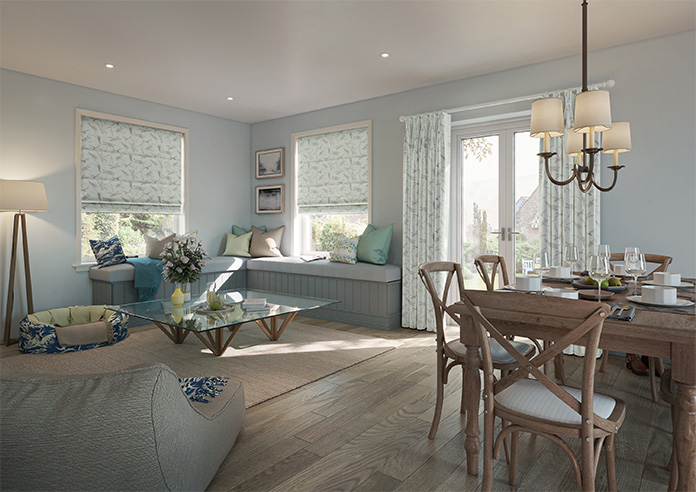 Dragonflies, Pale Blue - Made to Measure Curtains - Image 8